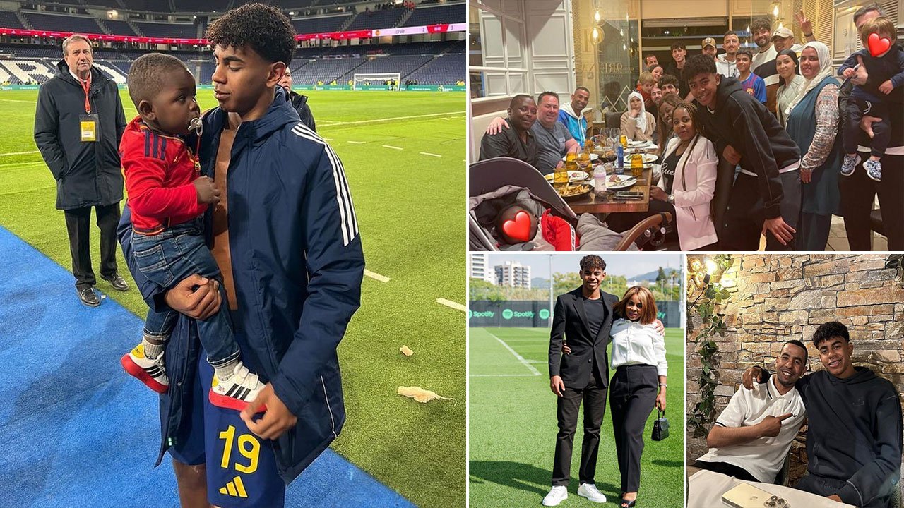 Meet the beautiful family of Barcelona player Lamine Yamal