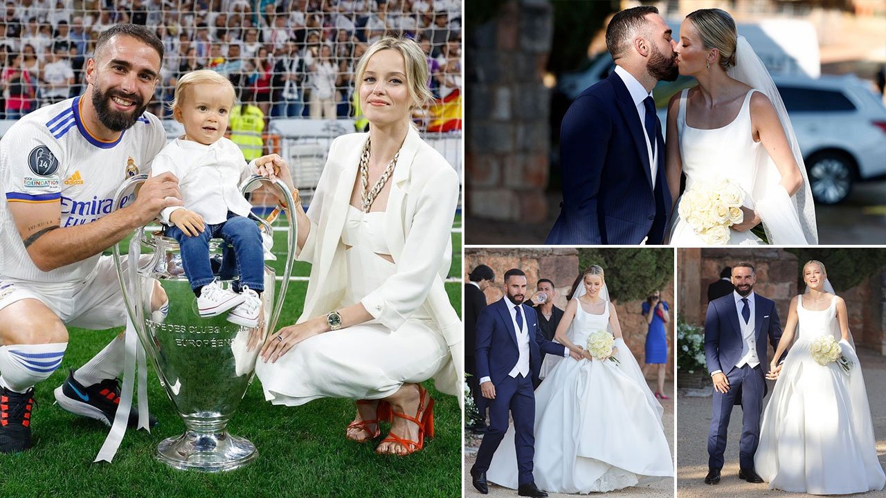 The wedding of Real Madrid player Daniel Carvajal
