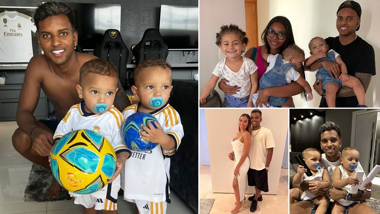 The beautiful children of Real Madrid player Rodrygo Goes