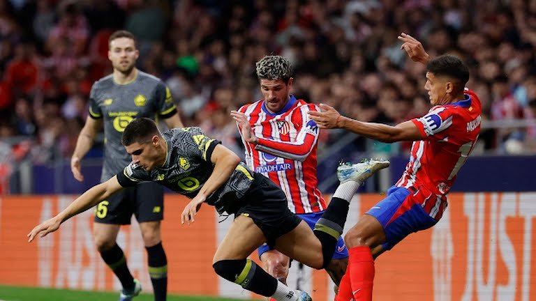 Lille beats Atlético de Madrid in the Champions League