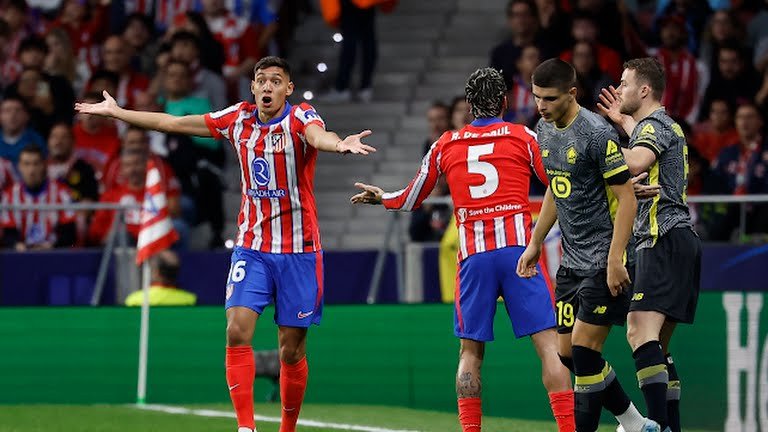 Atlético Madrid files formal complaint with UEFA over penalty awarded to Lille