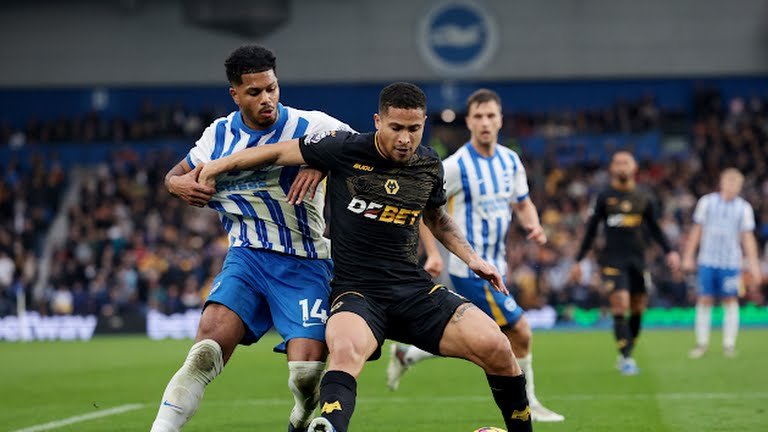 Brighton draws with Wolverhampton in the Premier League