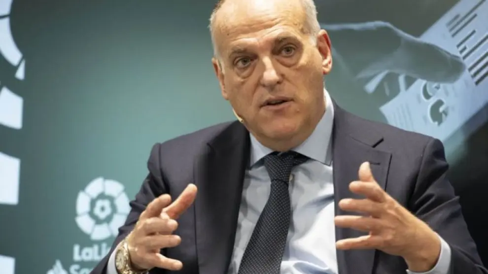 Tebas 'throws himself' at Real Madrid: "We also experience this lack of elegance in Spain"