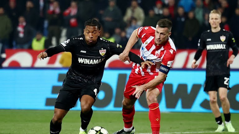 Red Star thrashes Stuttgart and takes their first victory in the champions league