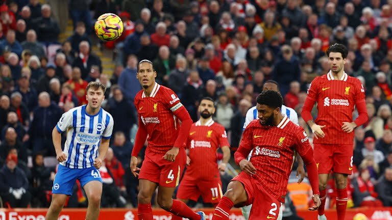 Liverpool beats Brighton and resumes the lead in the English Championship