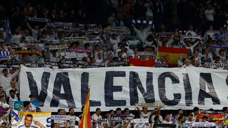 Real Madrid's tribute to the victims of storm DANA