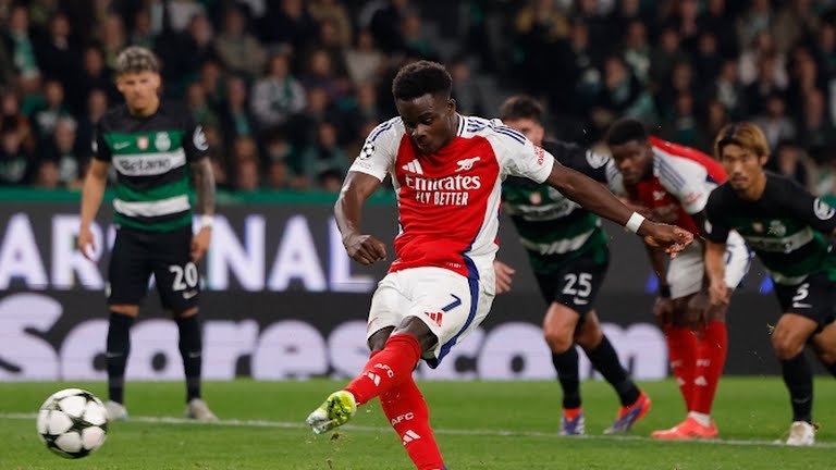 Arsenal thrash Sporting in the Champions League