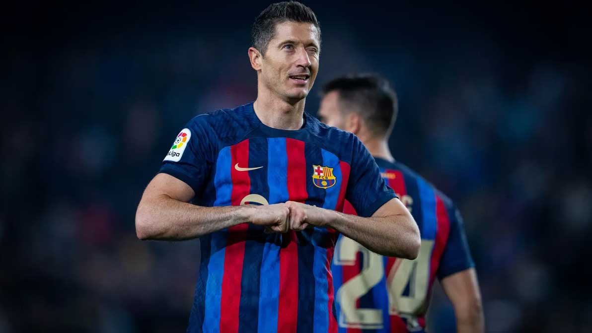 The story of Robert Lewandowski in Barcelona