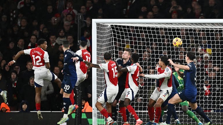 Arsenal beats Manchester United in the premier league, Amorim's first defeat