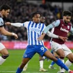 West Ham and Brighton draw in the 17th round of the Premier League