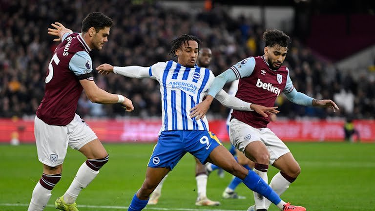 West Ham and Brighton draw in the 17th round of the Premier League