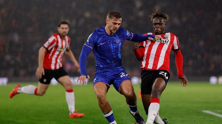 Chelsea thrash Southampton and maintain their winning streak in the Premier League