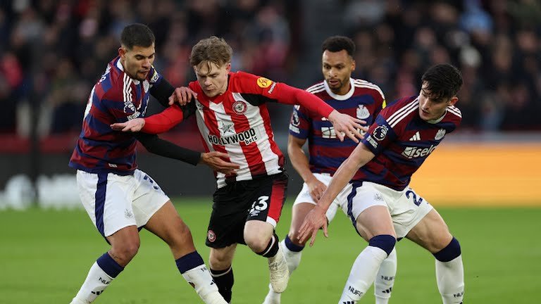 Brentford beat Newcastle in the Premier League