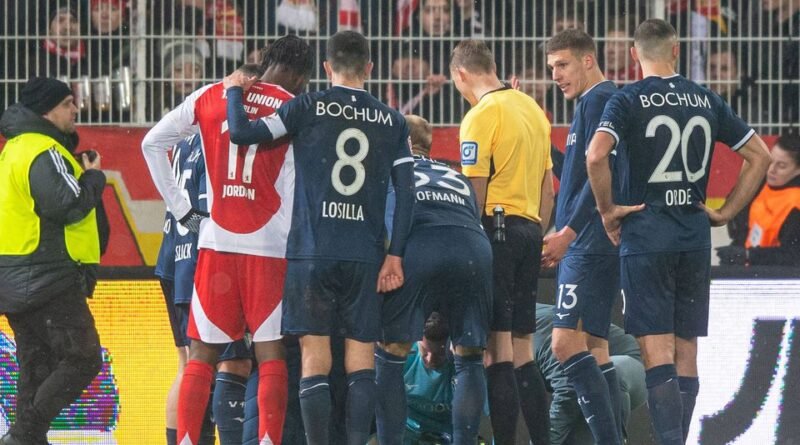 Bochum beats Union Berlin in the office after lighter hits player