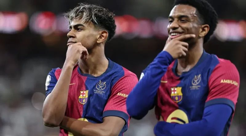 Barcelona star compared to Neymar after stunning goal in Spanish Super Cup final